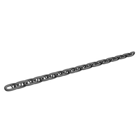 RUFIO 3D łańcuch okrętowy 1,75 x 1,2 mm dwa odcinki po 18 cm