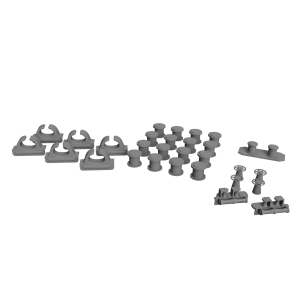 RUFIO 3D Flota Japonii zestaw polerów prowadnic lin i wyposażenia pokładu Haguro Ashigara Nachi Myōkō 1:200 RUFIO 3D Flota Japonii zestaw polerów prowadnic lin i wyposażenia pokładu Haguro Ashigara Nachi Myōkō 1:200