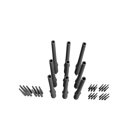 RUFIO 3D Japanese Fleet Yamato Musashi gun barrel set 1:300 scale