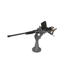 Flota Japonii – działo przeciwlotnicze Type 96 1 × 25 mm bez podstawy - skala 1:200 (zestaw 2 szt.)