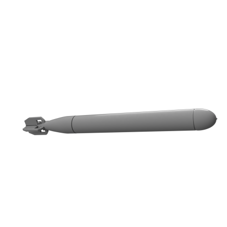 Torpeda lotnicza do modeli samolotów Floty Japonii w skali 1:200