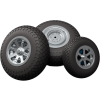 Koła do Lockheed P-38 Lightning z bieżnikiem Cross Tread w skali 1:32 – druk 3D