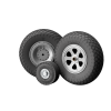 Koła do Republic P-47 Thunderbolt z bieżnikiem Cross Tread w skali 1:48 – druk 3D