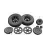 Zestaw kół do Republic P-47 Thunderbolt – opona Cross Tread – skala 1:48