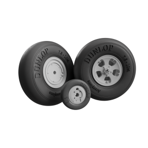 Koła do Supermarine Spitfire Mk I–V z gładką oponą w skali 1:48 – druk 3D