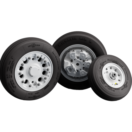 Koła do F-16A/B/C/D Fighting Falcon Early Wheels w skali 1:33 – RUFIO 3D