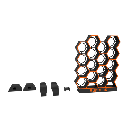 RUFIO 3D organizer na farby Tamiya 23 ml średnica 40 mm
