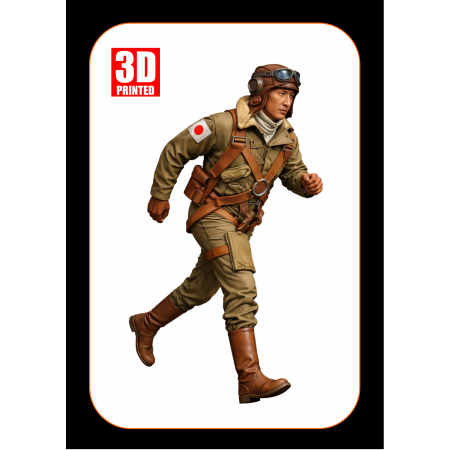 RUFIO 3D japoński pilot myśliwski WWII pozycja 2 skala 1:33